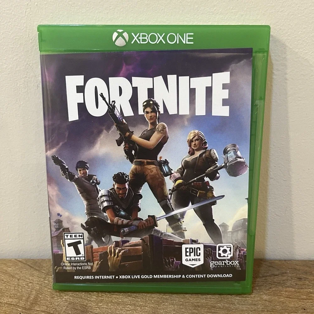 Fortnite Xbox One 2017 Original Physical Copy Purple Disc Case Artwork No Codes